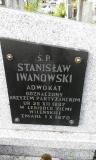 Grób Stanisława Iwanowskiego, Gdańsk Oliwa