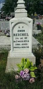 Grób Amona Reichel po renowacji, Kurowice